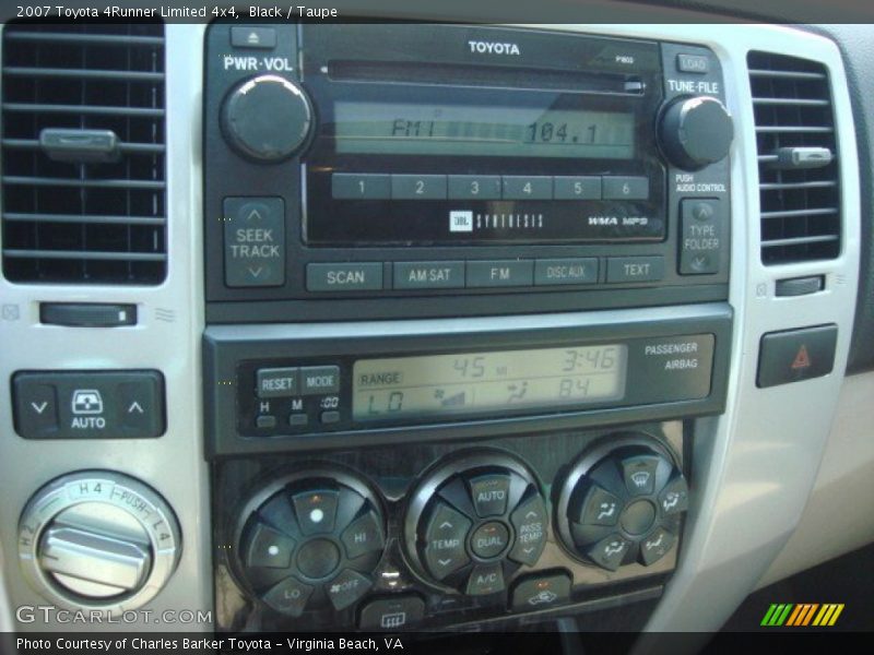 Black / Taupe 2007 Toyota 4Runner Limited 4x4