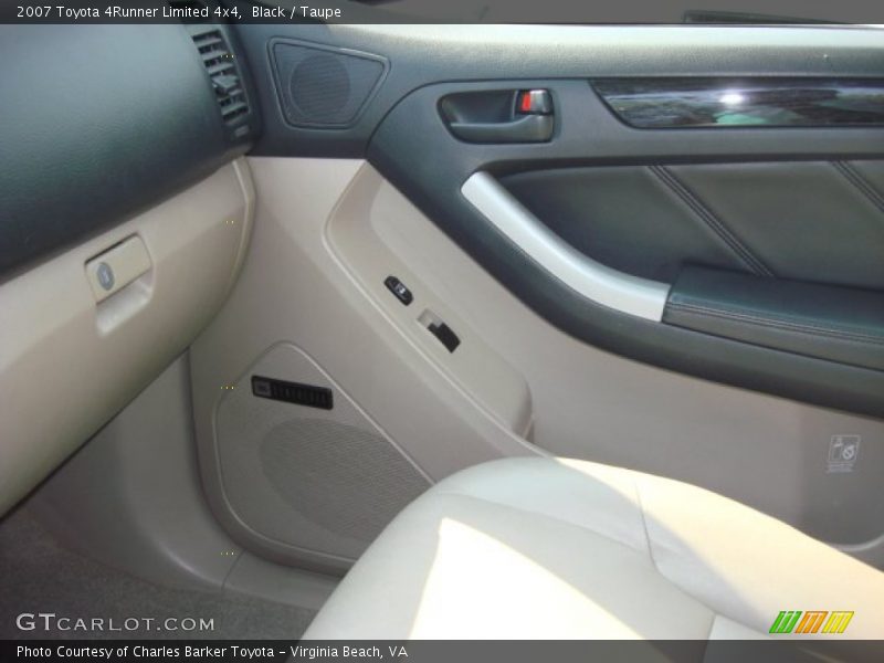 Black / Taupe 2007 Toyota 4Runner Limited 4x4