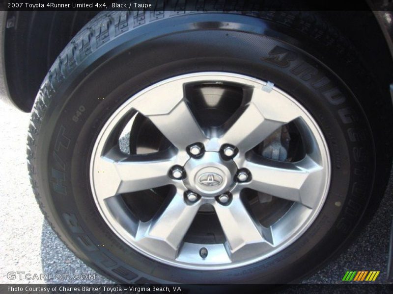 Black / Taupe 2007 Toyota 4Runner Limited 4x4