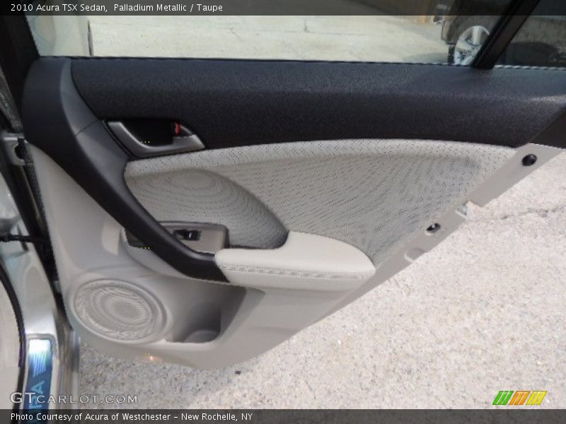 Palladium Metallic / Taupe 2010 Acura TSX Sedan
