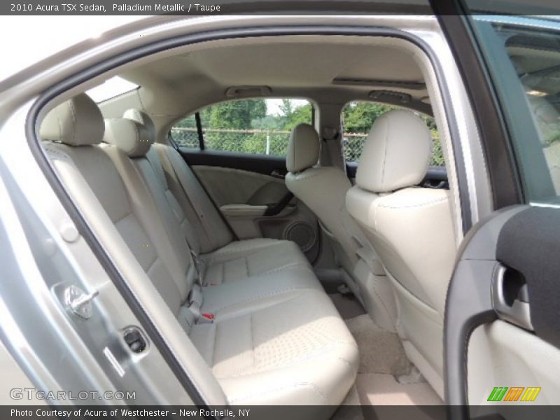 Palladium Metallic / Taupe 2010 Acura TSX Sedan