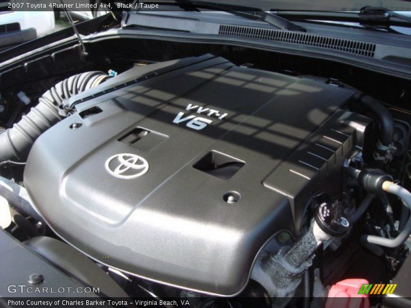 Black / Taupe 2007 Toyota 4Runner Limited 4x4