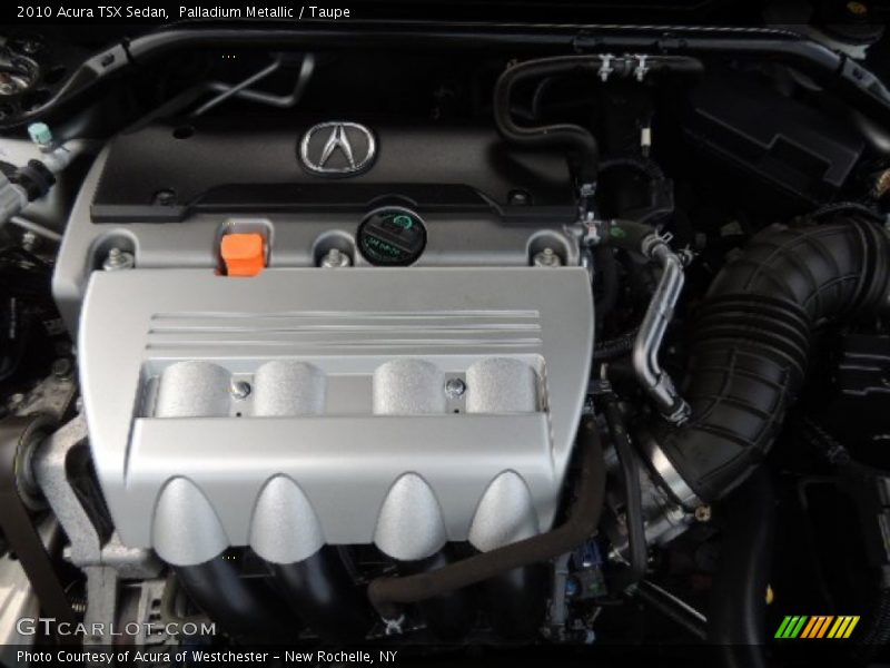 Palladium Metallic / Taupe 2010 Acura TSX Sedan