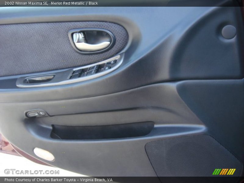 Merlot Red Metallic / Black 2002 Nissan Maxima SE