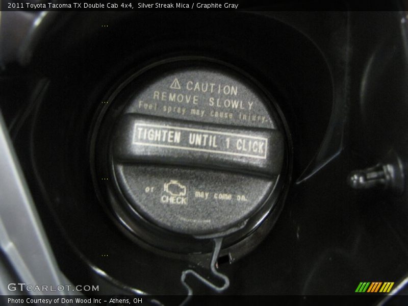 Silver Streak Mica / Graphite Gray 2011 Toyota Tacoma TX Double Cab 4x4