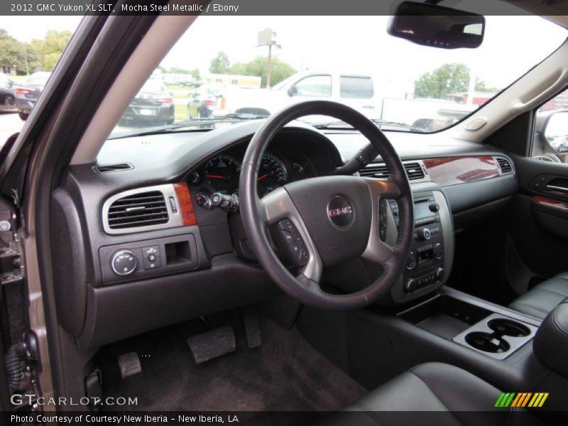 Mocha Steel Metallic / Ebony 2012 GMC Yukon XL SLT