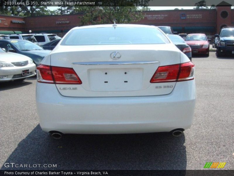 Starfire White Pearl / Parchment 2010 Lexus ES 350