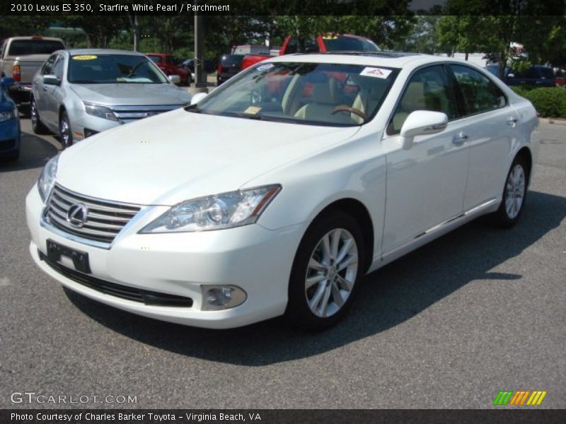 Starfire White Pearl / Parchment 2010 Lexus ES 350