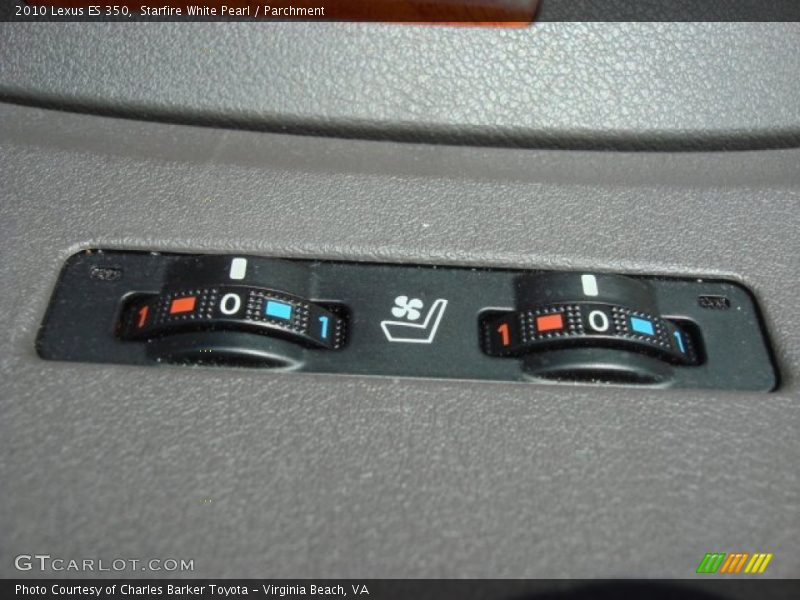 Starfire White Pearl / Parchment 2010 Lexus ES 350