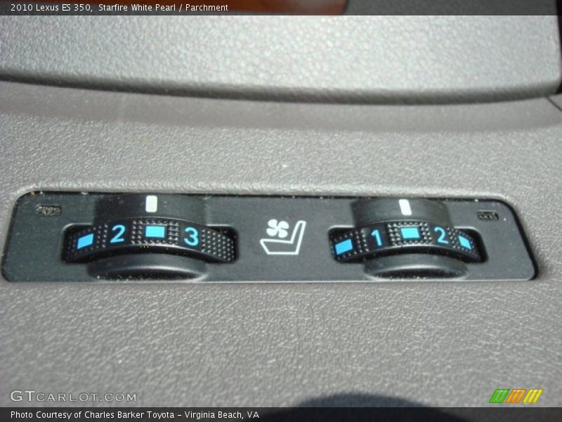 Starfire White Pearl / Parchment 2010 Lexus ES 350