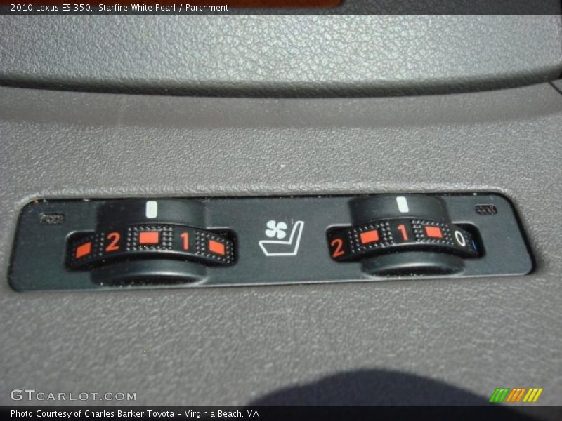 Starfire White Pearl / Parchment 2010 Lexus ES 350