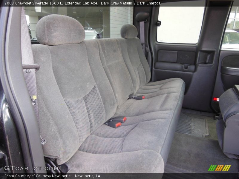 Dark Gray Metallic / Dark Charcoal 2003 Chevrolet Silverado 1500 LS Extended Cab 4x4