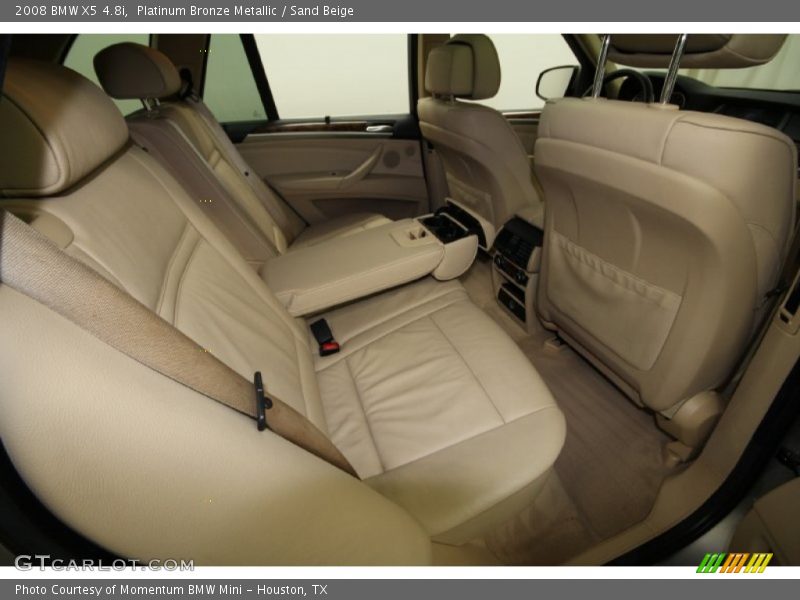 Platinum Bronze Metallic / Sand Beige 2008 BMW X5 4.8i