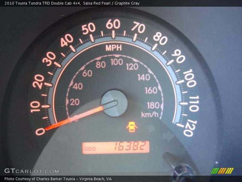 Salsa Red Pearl / Graphite Gray 2010 Toyota Tundra TRD Double Cab 4x4