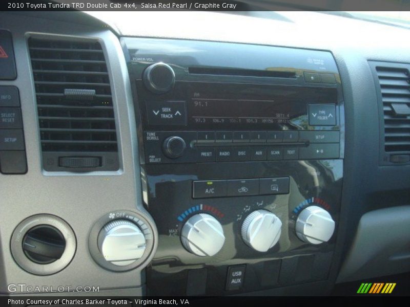 Controls of 2010 Tundra TRD Double Cab 4x4
