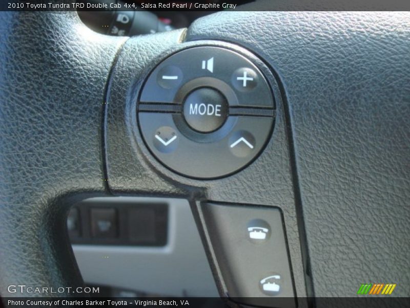 Controls of 2010 Tundra TRD Double Cab 4x4
