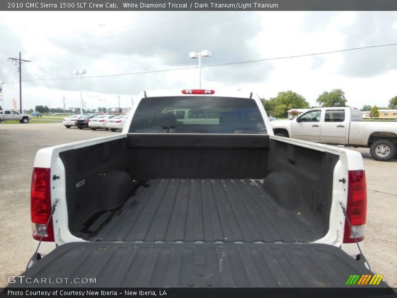 White Diamond Tricoat / Dark Titanium/Light Titanium 2010 GMC Sierra 1500 SLT Crew Cab