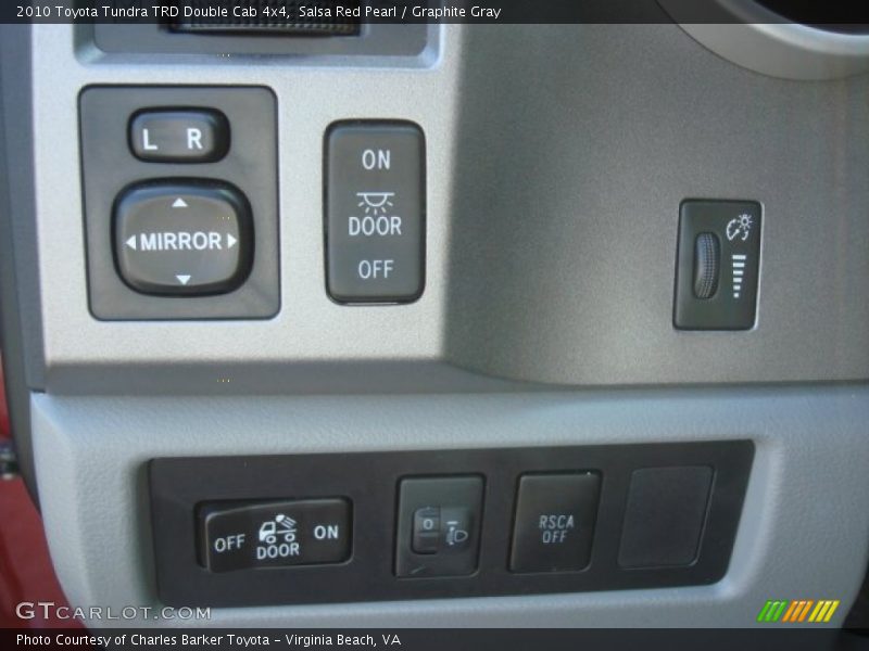 Controls of 2010 Tundra TRD Double Cab 4x4