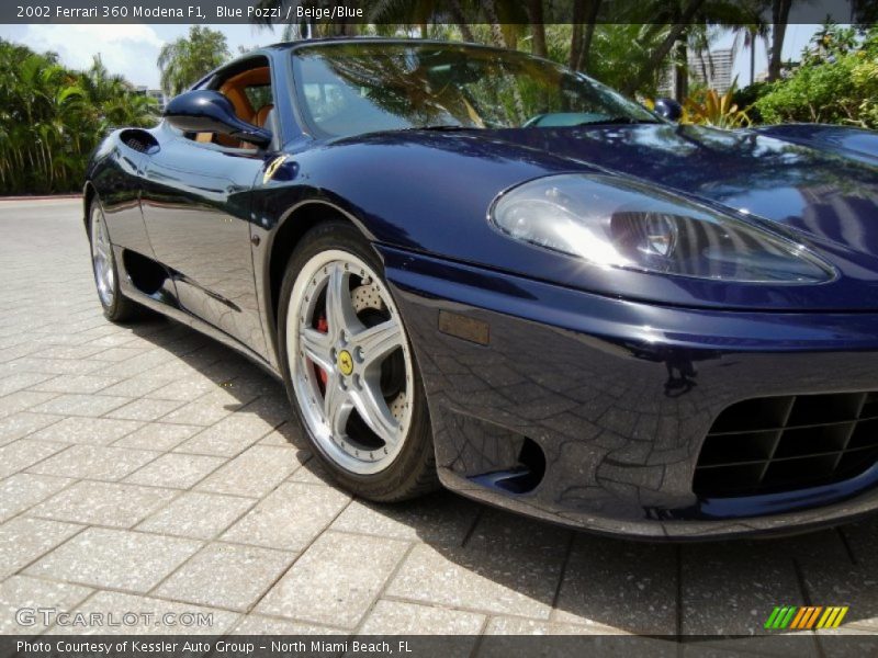 Blue Pozzi / Beige/Blue 2002 Ferrari 360 Modena F1