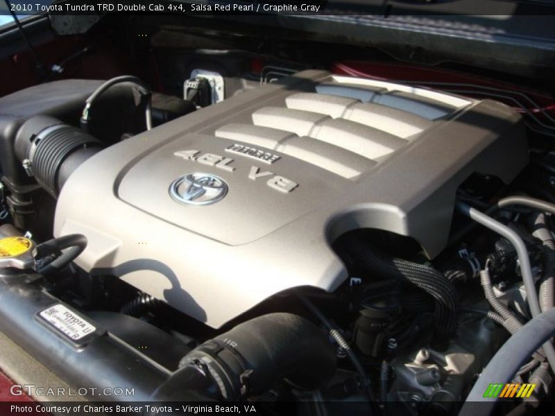  2010 Tundra TRD Double Cab 4x4 Engine - 4.6 Liter i-Force DOHC 32-Valve Dual VVT-i V8