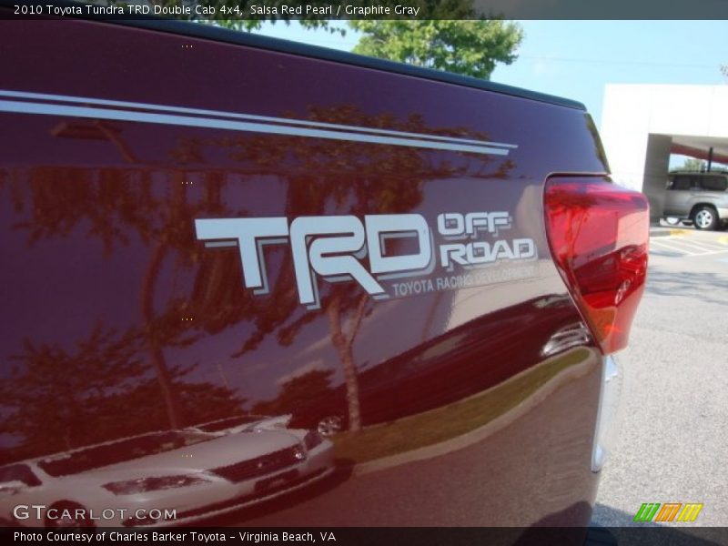 Salsa Red Pearl / Graphite Gray 2010 Toyota Tundra TRD Double Cab 4x4