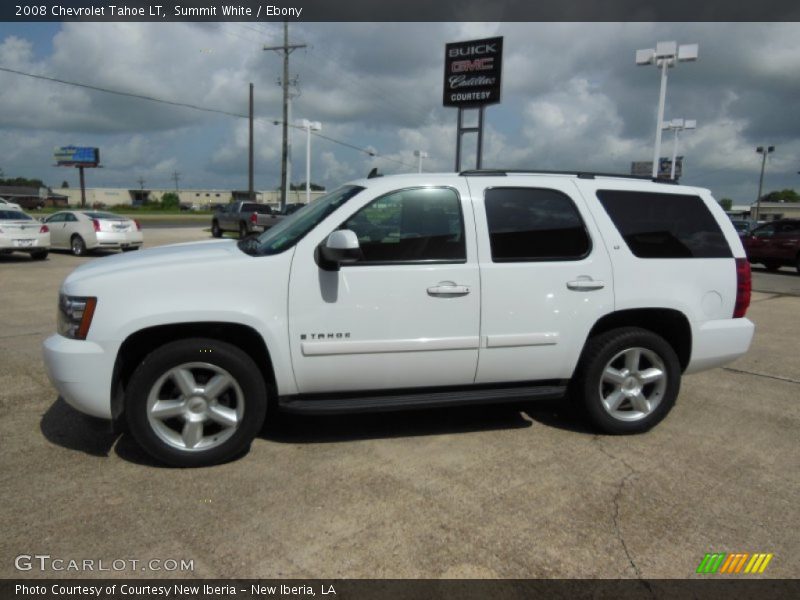 Summit White / Ebony 2008 Chevrolet Tahoe LT