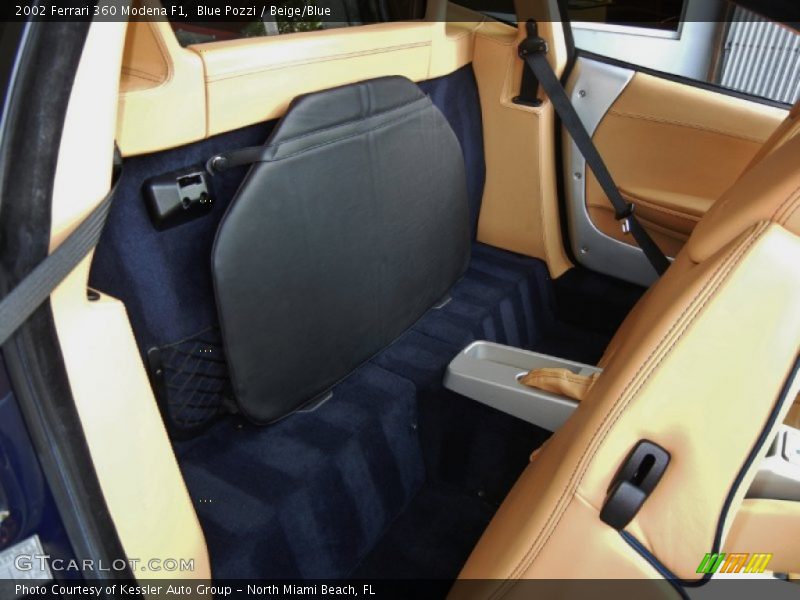  2002 360 Modena F1 Beige/Blue Interior