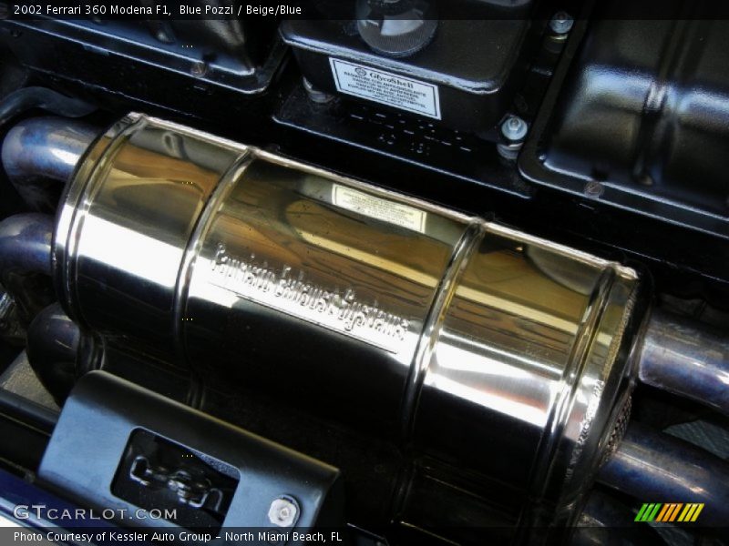 Exhaust of 2002 360 Modena F1