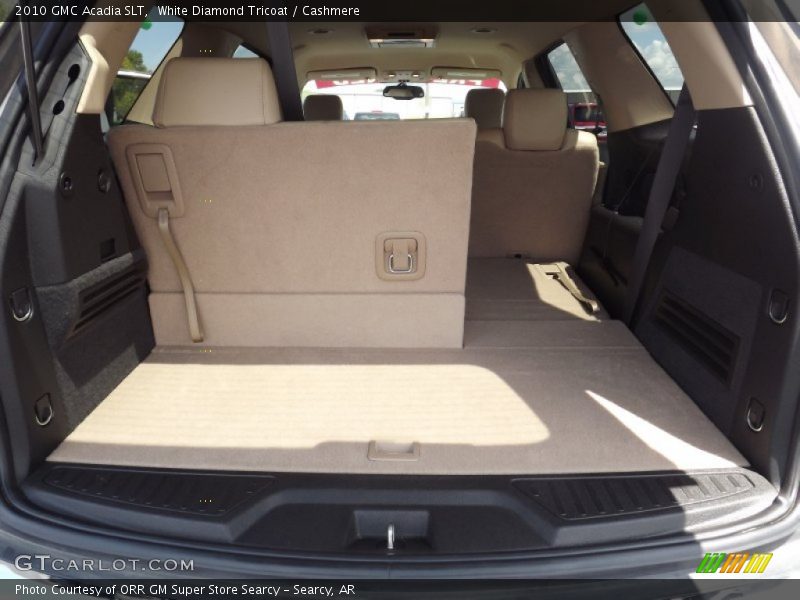 White Diamond Tricoat / Cashmere 2010 GMC Acadia SLT