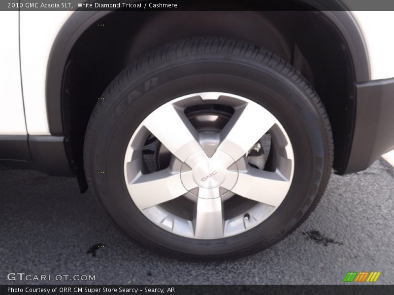 White Diamond Tricoat / Cashmere 2010 GMC Acadia SLT