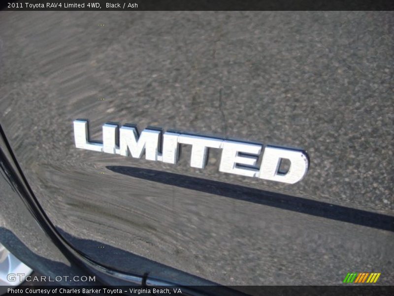 Black / Ash 2011 Toyota RAV4 Limited 4WD
