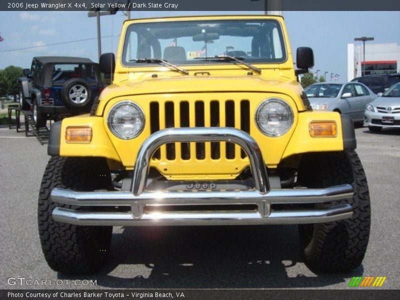Solar Yellow / Dark Slate Gray 2006 Jeep Wrangler X 4x4