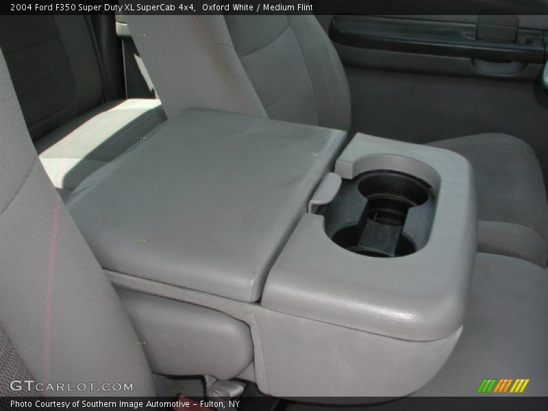 Oxford White / Medium Flint 2004 Ford F350 Super Duty XL SuperCab 4x4