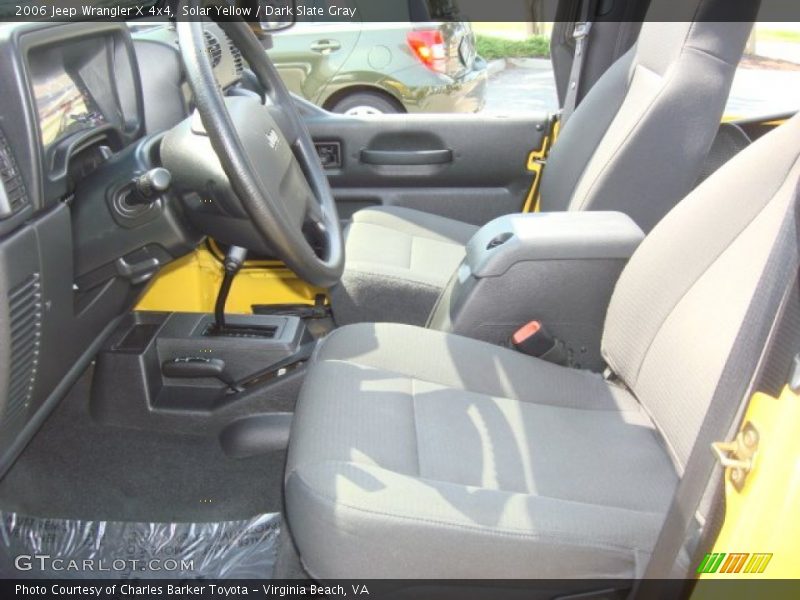 Solar Yellow / Dark Slate Gray 2006 Jeep Wrangler X 4x4