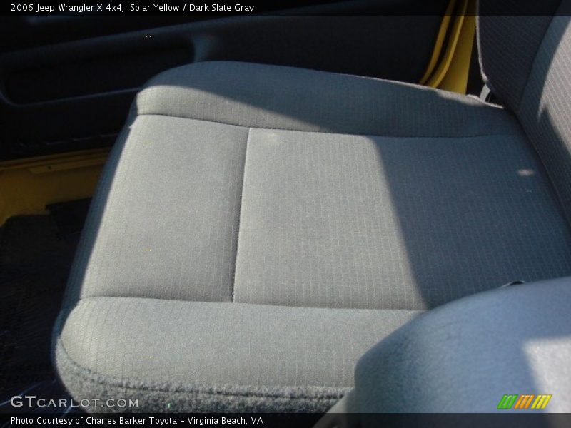 Solar Yellow / Dark Slate Gray 2006 Jeep Wrangler X 4x4