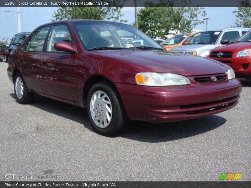 Front 3/4 View of 1998 Corolla LE
