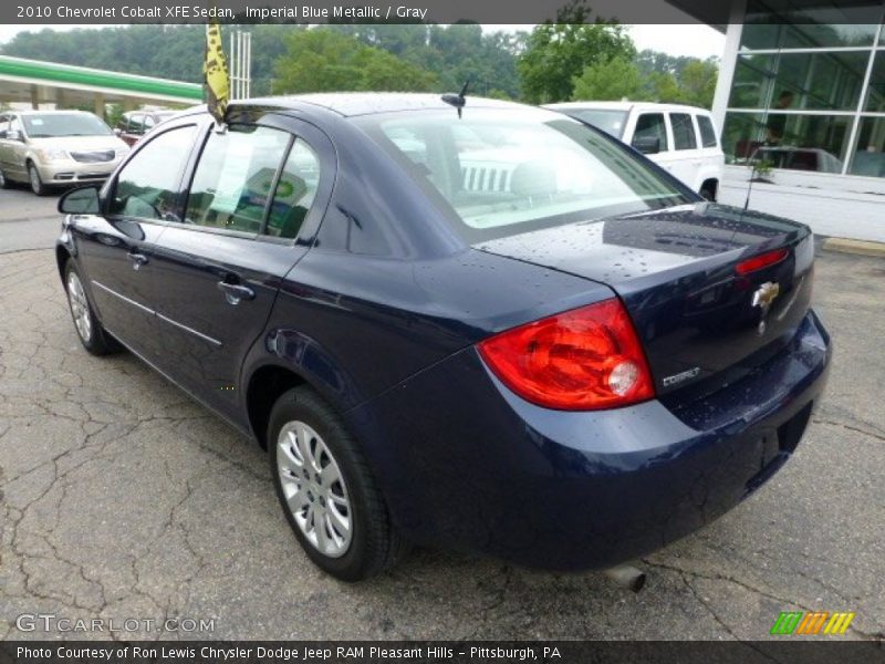 Imperial Blue Metallic / Gray 2010 Chevrolet Cobalt XFE Sedan