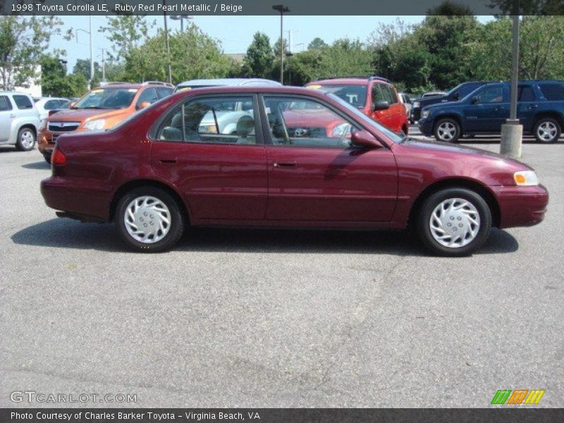  1998 Corolla LE Ruby Red Pearl Metallic