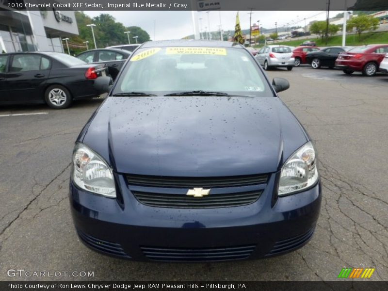 Imperial Blue Metallic / Gray 2010 Chevrolet Cobalt XFE Sedan