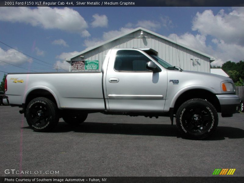 Silver Metallic / Medium Graphite 2001 Ford F150 XLT Regular Cab 4x4