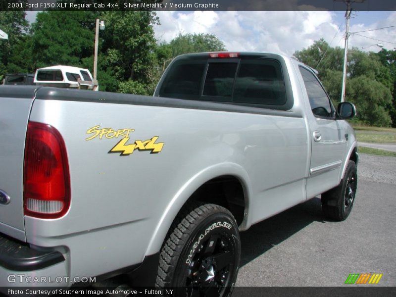 Silver Metallic / Medium Graphite 2001 Ford F150 XLT Regular Cab 4x4