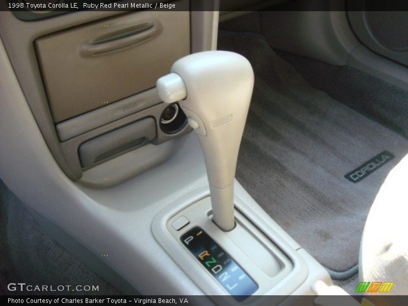  1998 Corolla LE 4 Speed Automatic Shifter