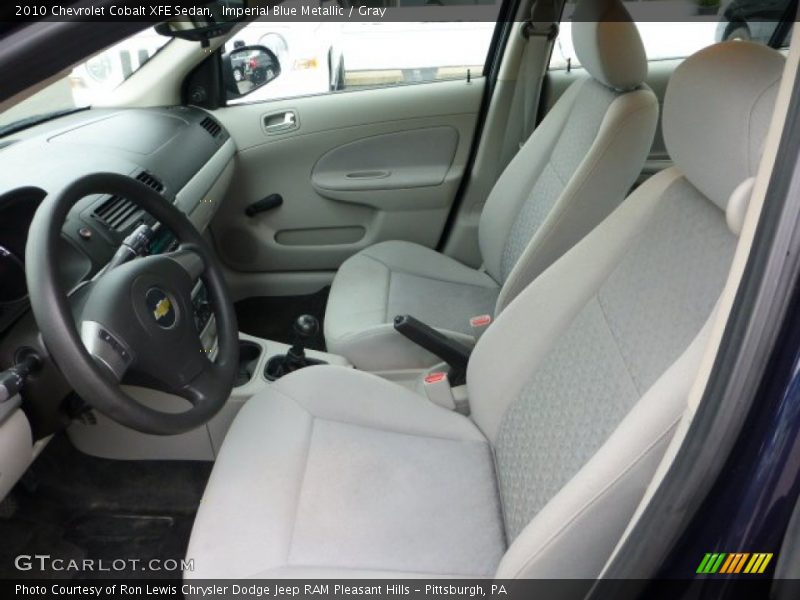 Imperial Blue Metallic / Gray 2010 Chevrolet Cobalt XFE Sedan
