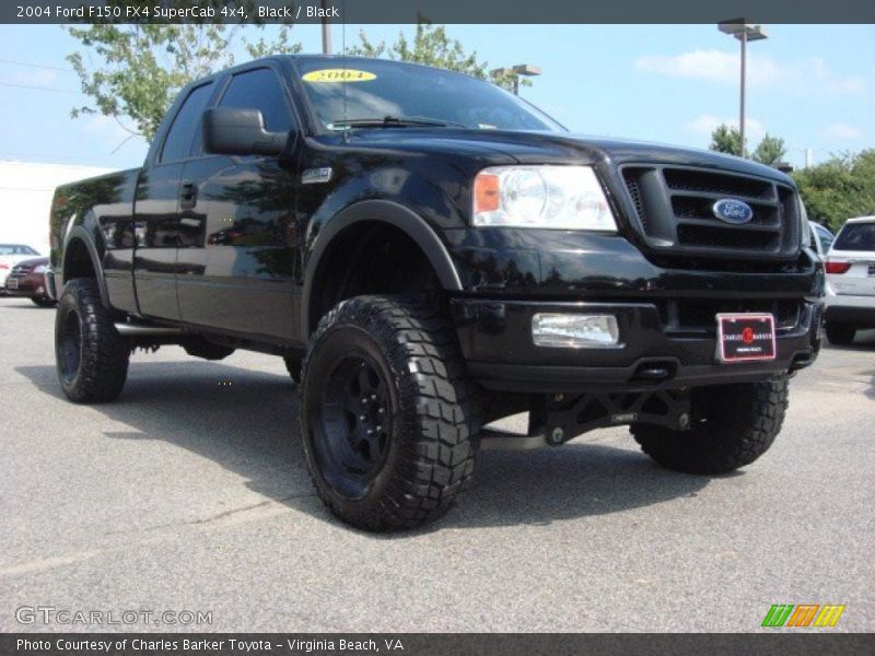 Black / Black 2004 Ford F150 FX4 SuperCab 4x4