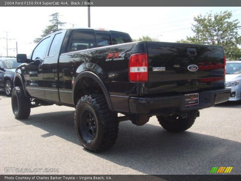 Black / Black 2004 Ford F150 FX4 SuperCab 4x4