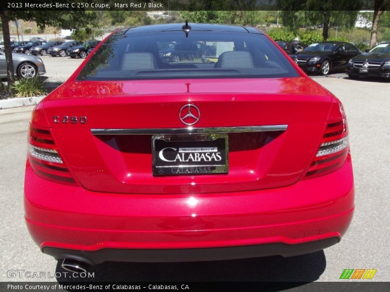 Mars Red / Black 2013 Mercedes-Benz C 250 Coupe