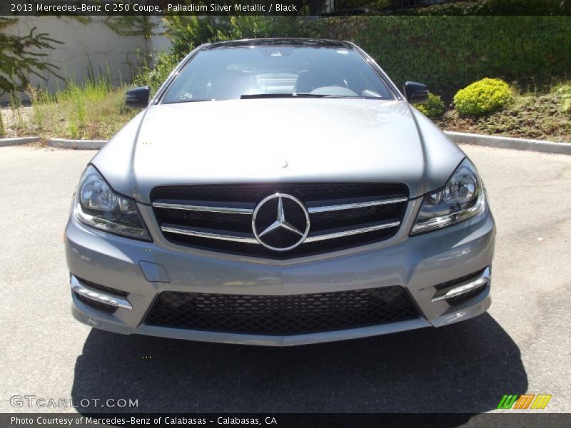 Palladium Silver Metallic / Black 2013 Mercedes-Benz C 250 Coupe