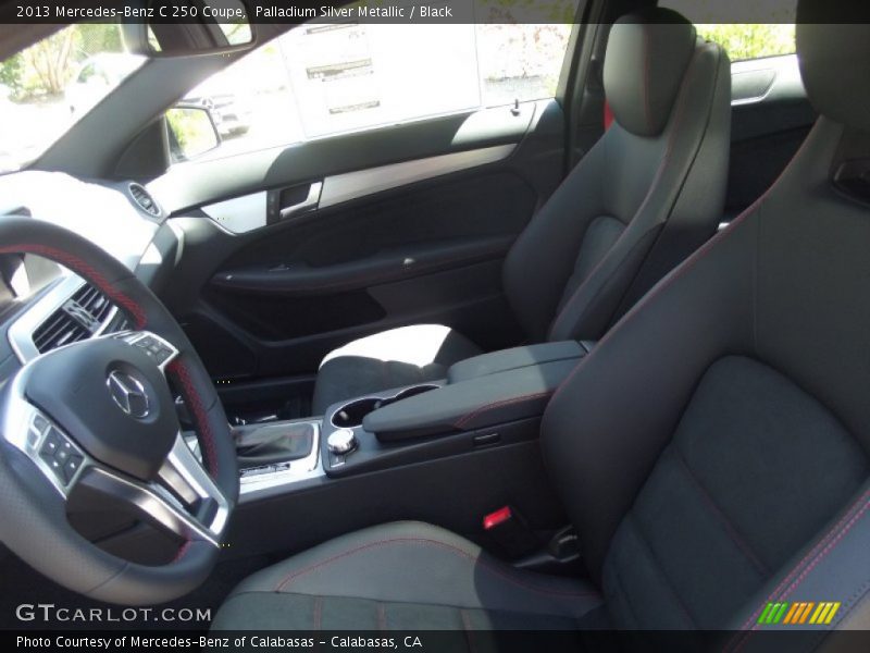 Palladium Silver Metallic / Black 2013 Mercedes-Benz C 250 Coupe