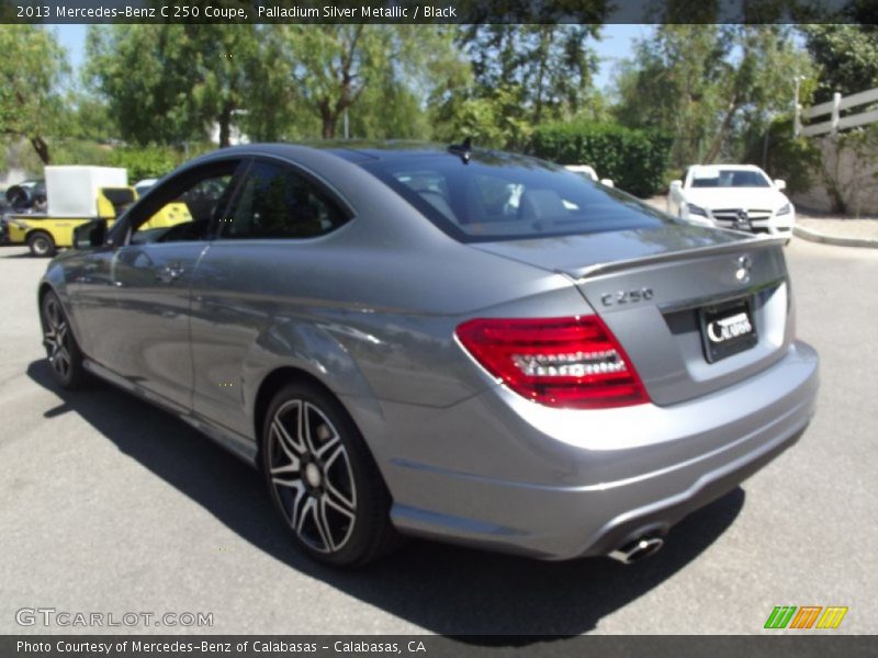 Palladium Silver Metallic / Black 2013 Mercedes-Benz C 250 Coupe