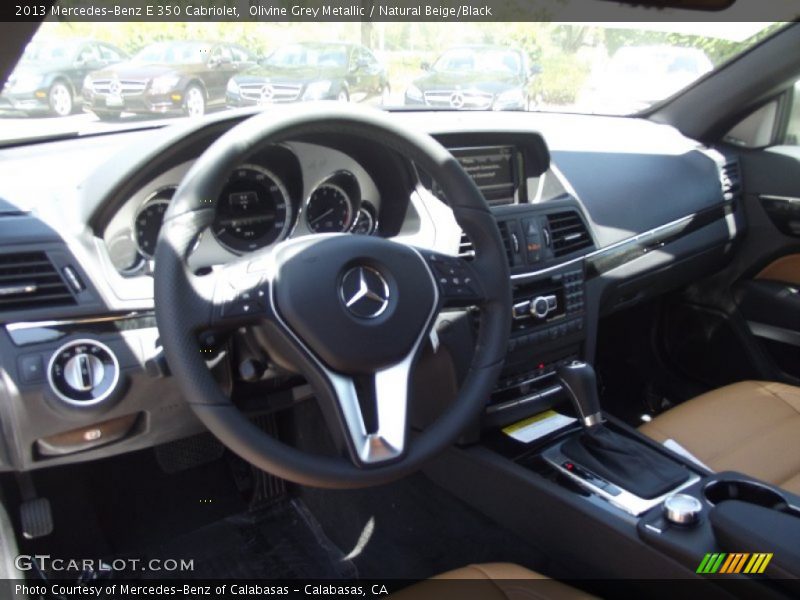 Olivine Grey Metallic / Natural Beige/Black 2013 Mercedes-Benz E 350 Cabriolet